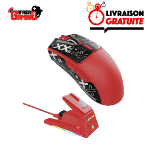 Attack Shark X1 Red Tape Maroc Africa Gaming