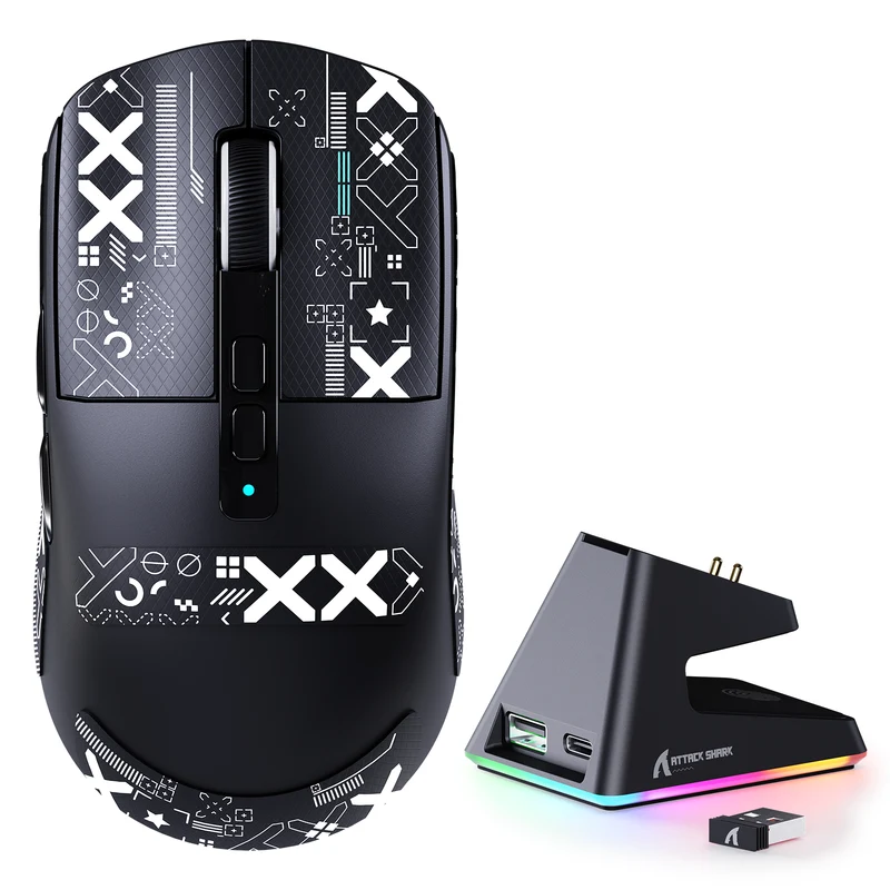 Attack Shark X6 Black Maroc Africa Gaming