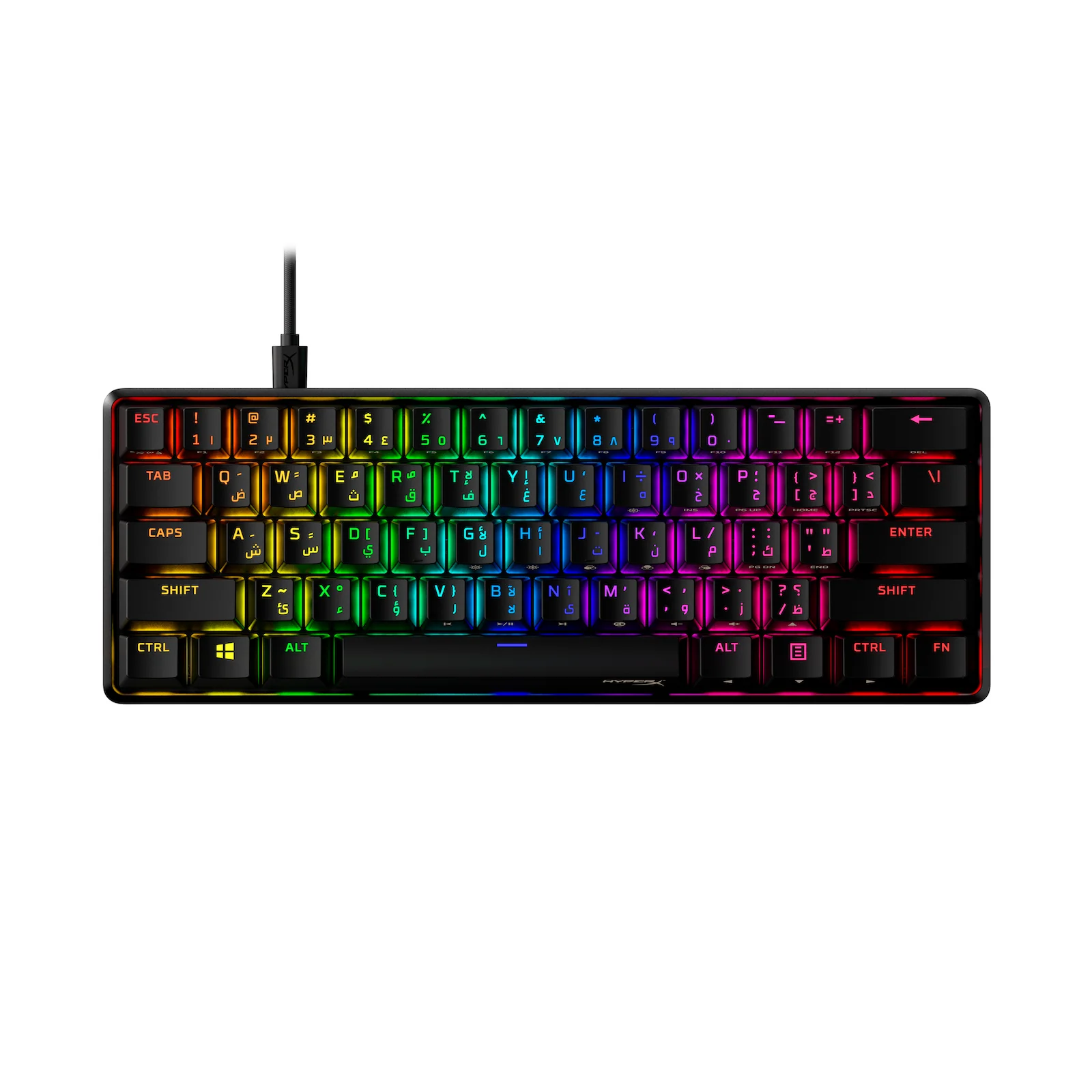 Clavier gaming 60% HyperX Red Switch