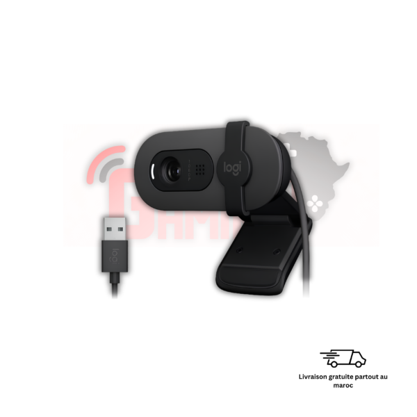 Logitech Brio 100 webcam Full HD 1080p Maroc