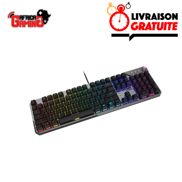 MSI Strike 600 Silent Maroc clavier gaming silencieux RGB