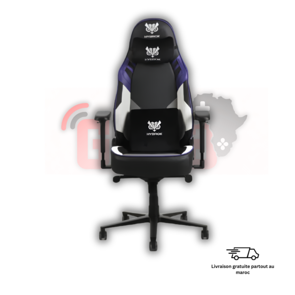 Chaise Gaming Hybrok AUGENSTERN ergonomique cuir PU Maroc