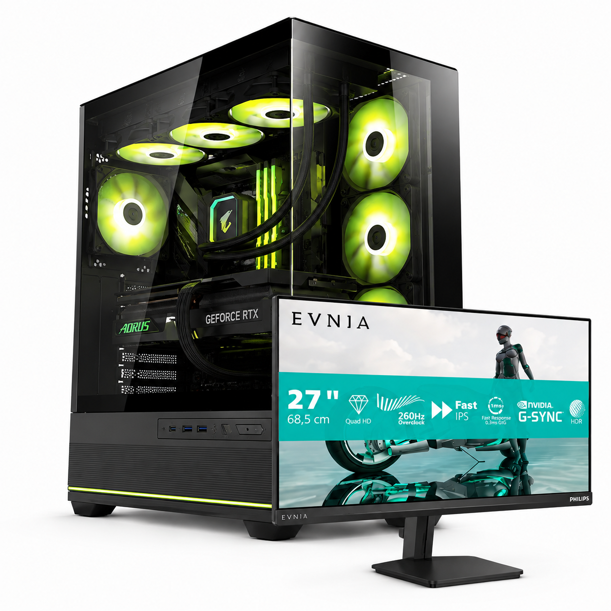 PC Gamer Ryzen 7 5800X RTX 5060 Ti setup complet Maroc