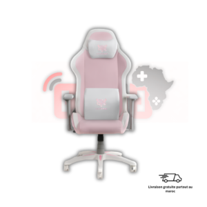 Boîtier HYBROK Ghost Pink gaming Maroc