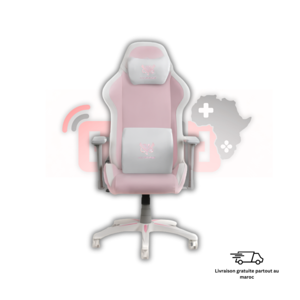 Boîtier HYBROK Ghost Pink gaming Maroc