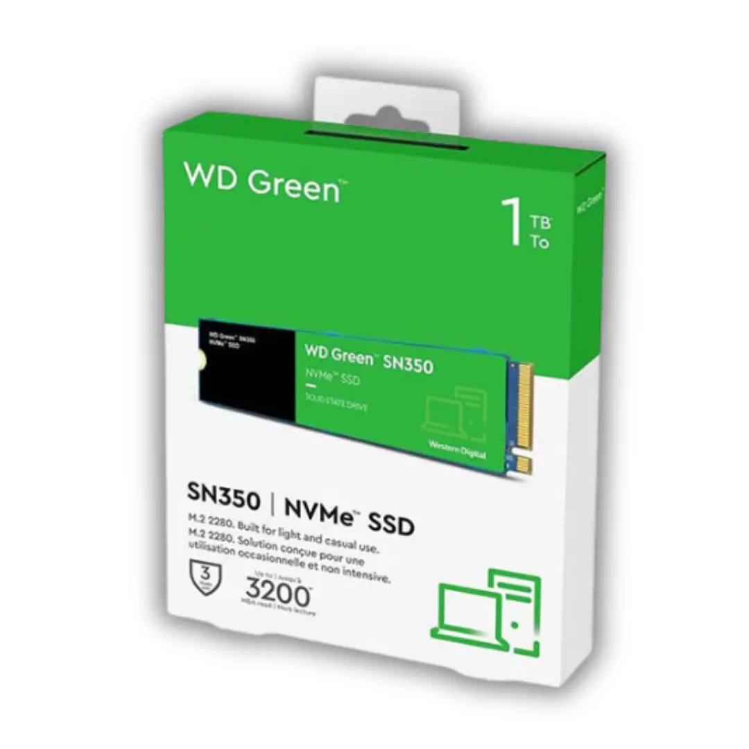 Installation du Western Digital SSD WD Green SN350 1 TB sur carte mère M.2