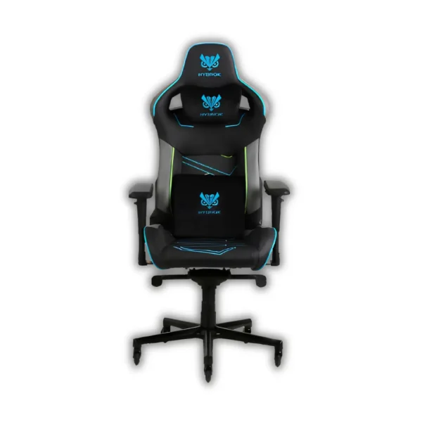 chaise hybrok aurora gaming noir bleu