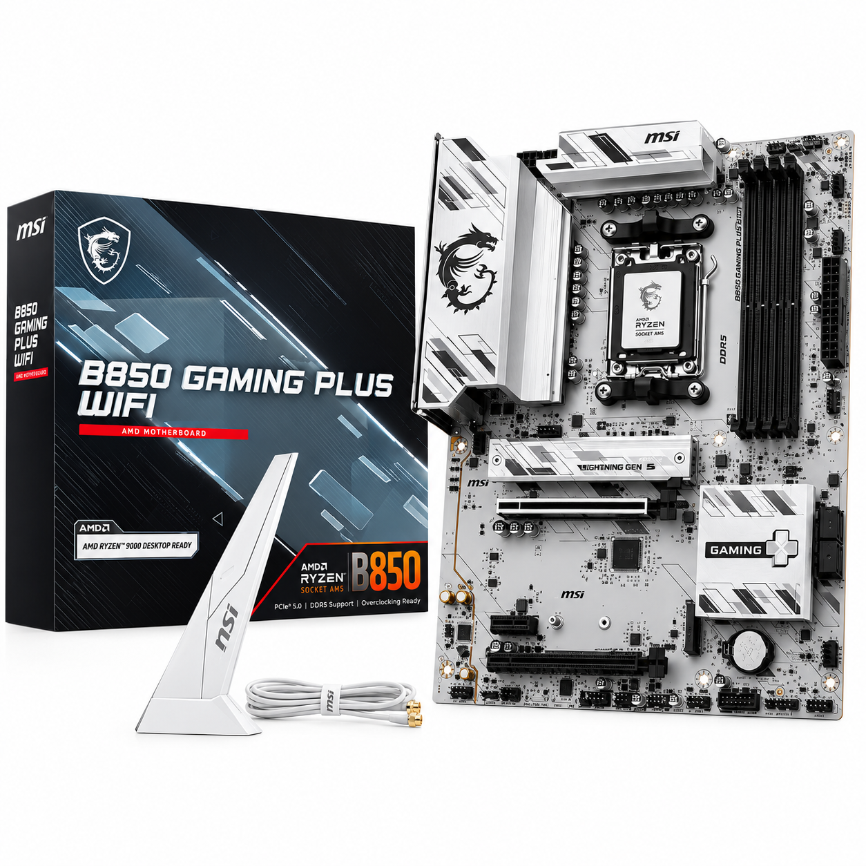 MSI B850 GAMING PLUS WIFI – Carte mère AM5 DDR5 Wi-Fi 7